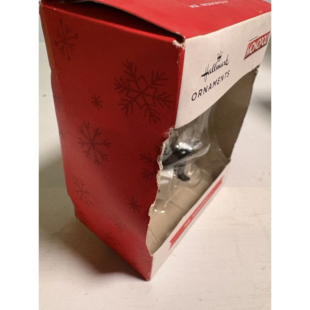 Hallmark Mr Monopoly Red Box Christmas Ornament NEW